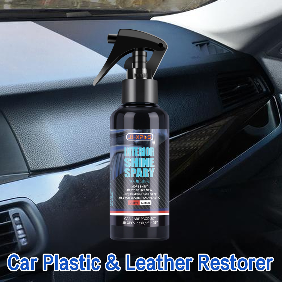 Trim Restorer Plastic - Car Plastic & Leather Restorer Interior