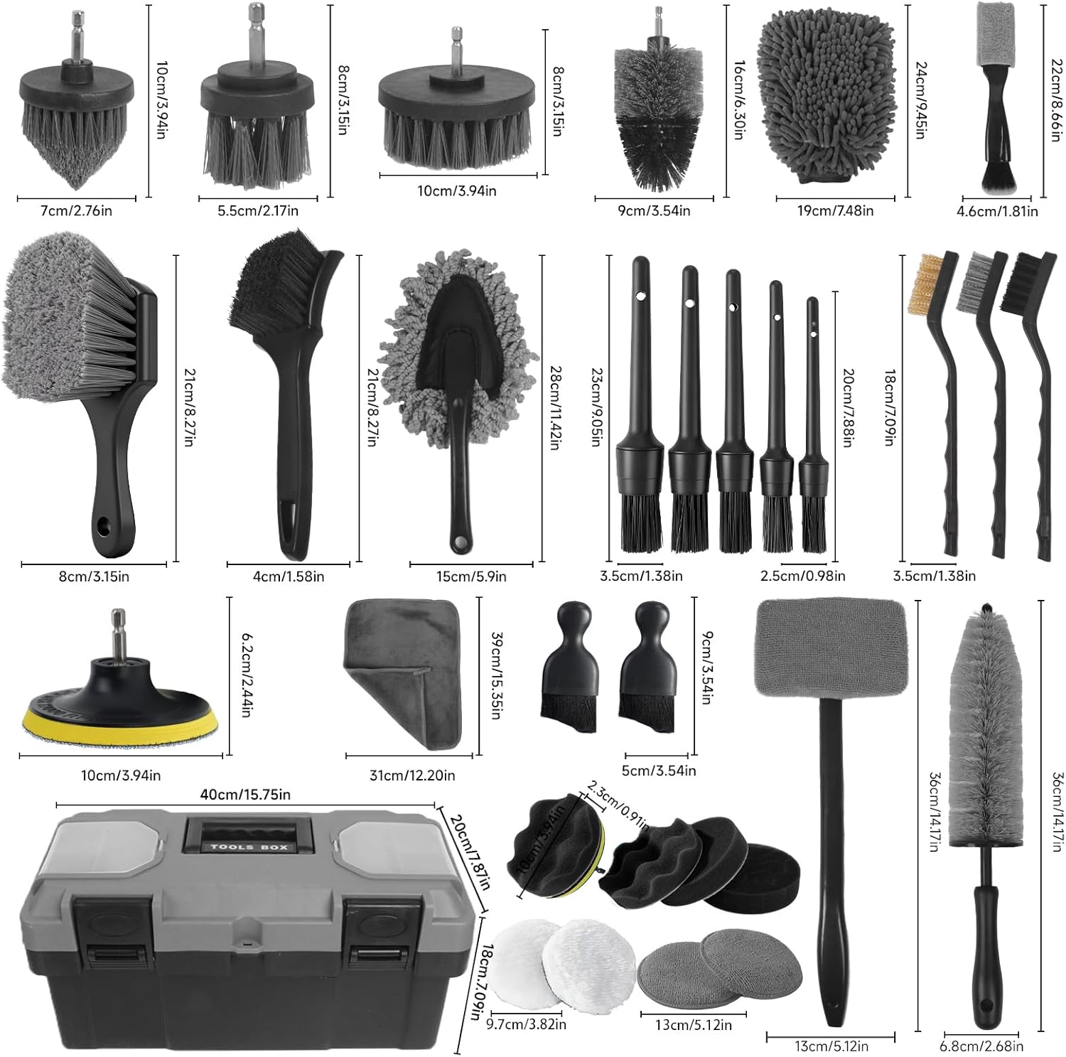 Car Detailing Kit, 36Pcs Profe - Interior Detailing Kit recensione e prezzo