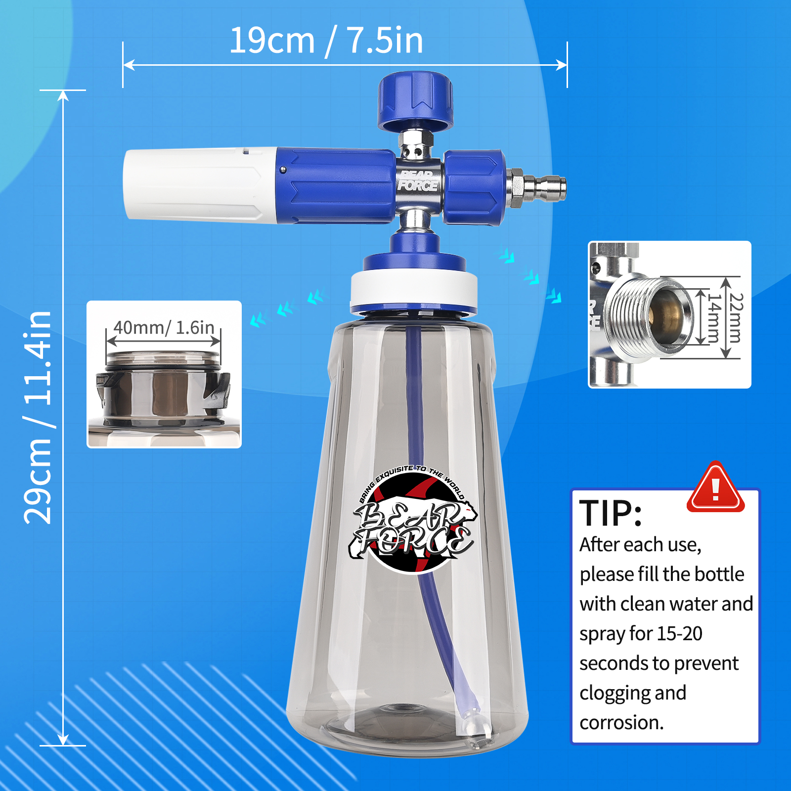 Pressure Washer Upgraded Foam  - Foam Cannon Car Wash recensione e prezzo