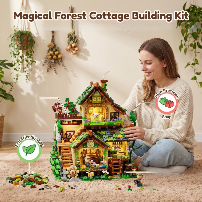 Whimsical Forest Elf Cottage B - Interior Detailing Kit recensione e prezzo