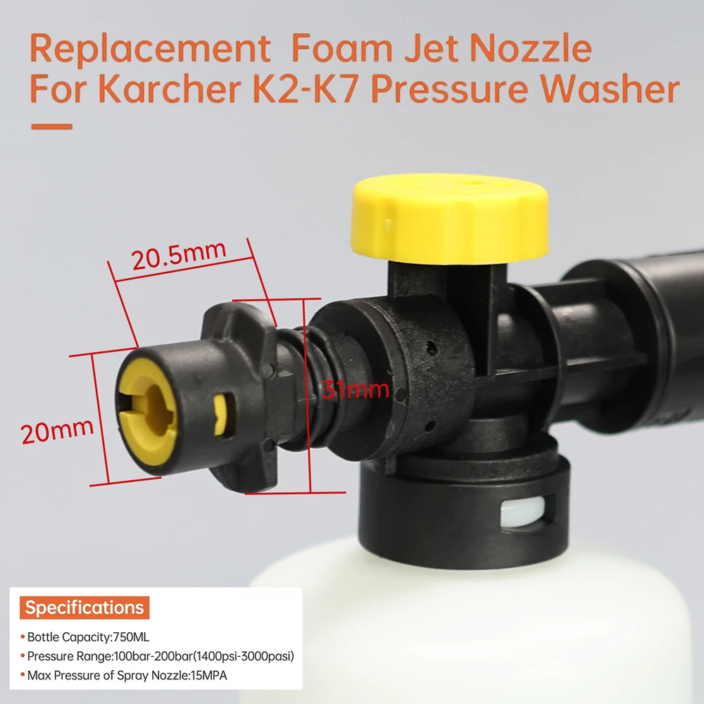 Foam Cannon for Karcher K2 K3  - Pressure Washer Foam Gun recensione e prezzo