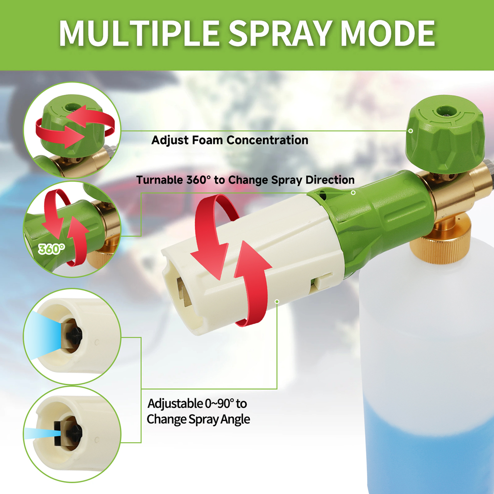 Aluminum Foam gun Lance Foam c - Pressure Washer Foam Gun recensione e prezzo