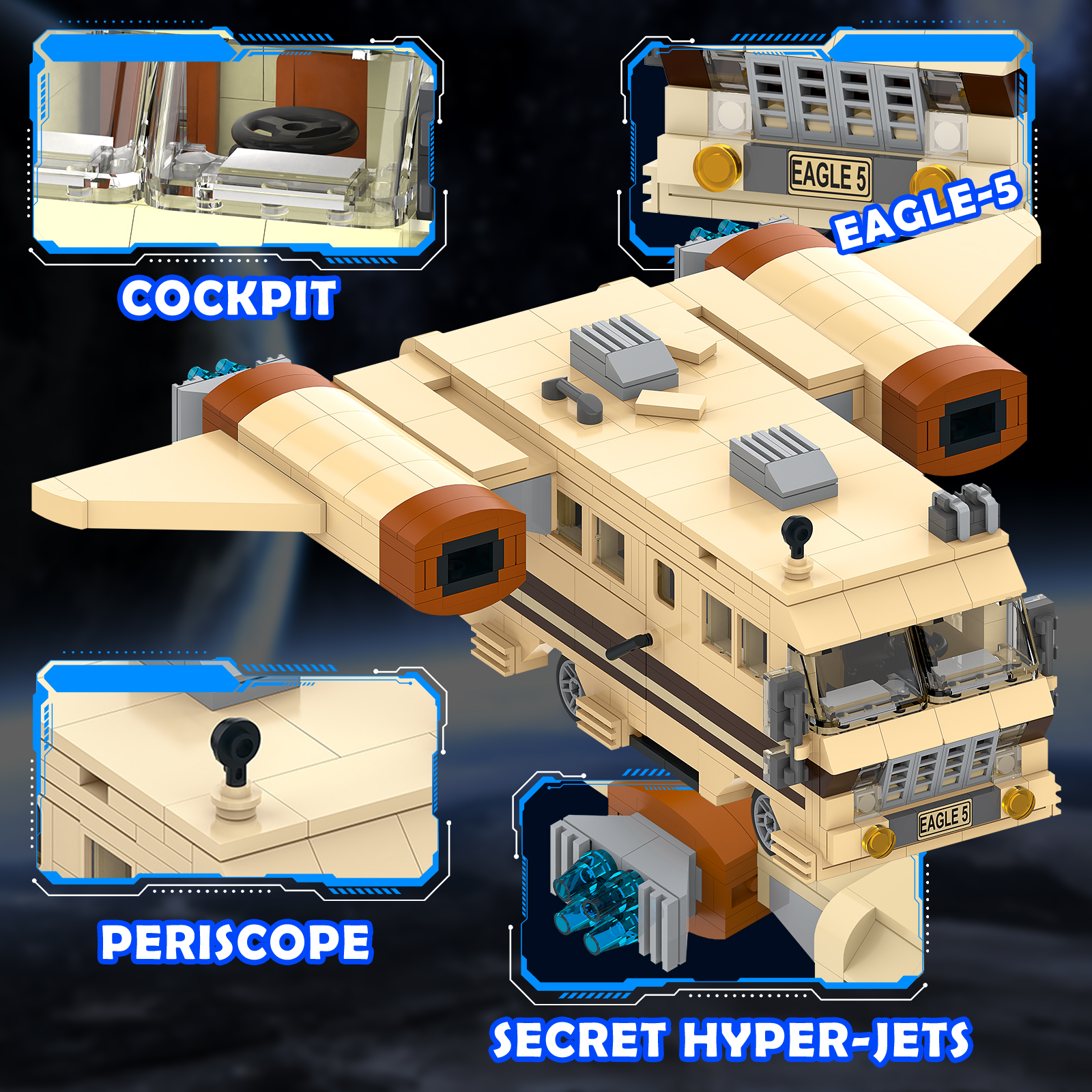 Space Balls Eagle 5 Building B - Interior Detailing Kit recensione e prezzo