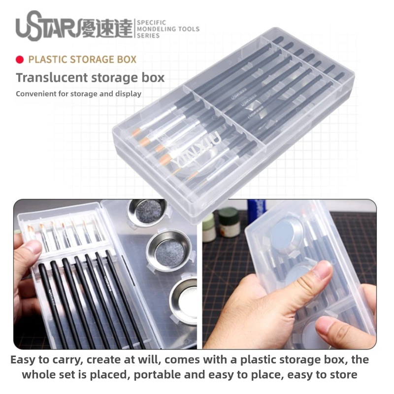 USTAR Painting Brush & Palette - Detailing Brush Set recensione e prezzo