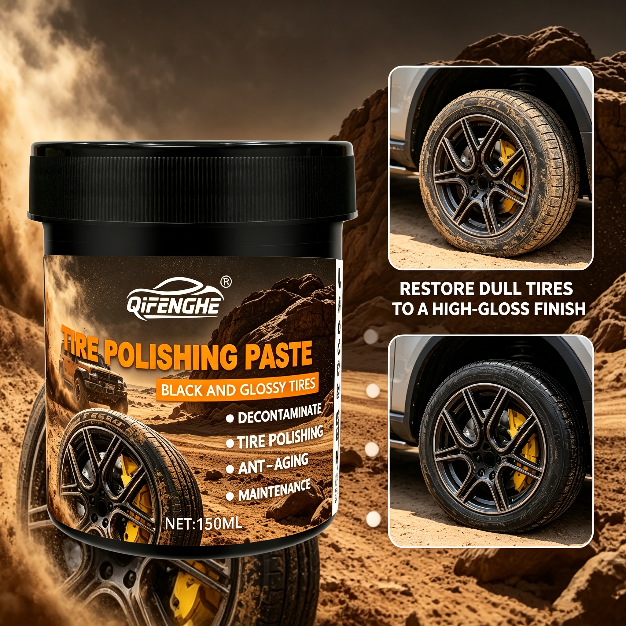 Car Tire Polish Paste Kit - Hi - Wax Applicator Pad recensione e prezzo