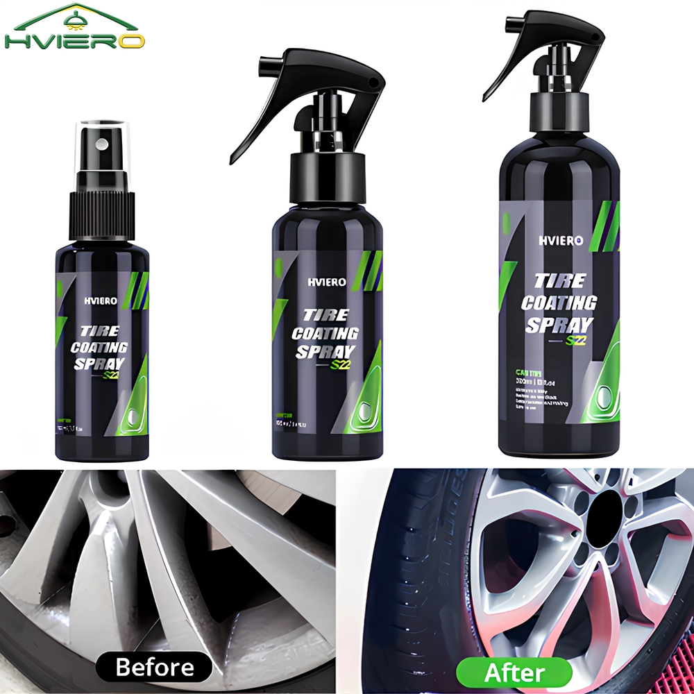 Tyre Gloss HVIERO S22 Tire Coa - Tire Shine Spray Sealant recensione e prezzo