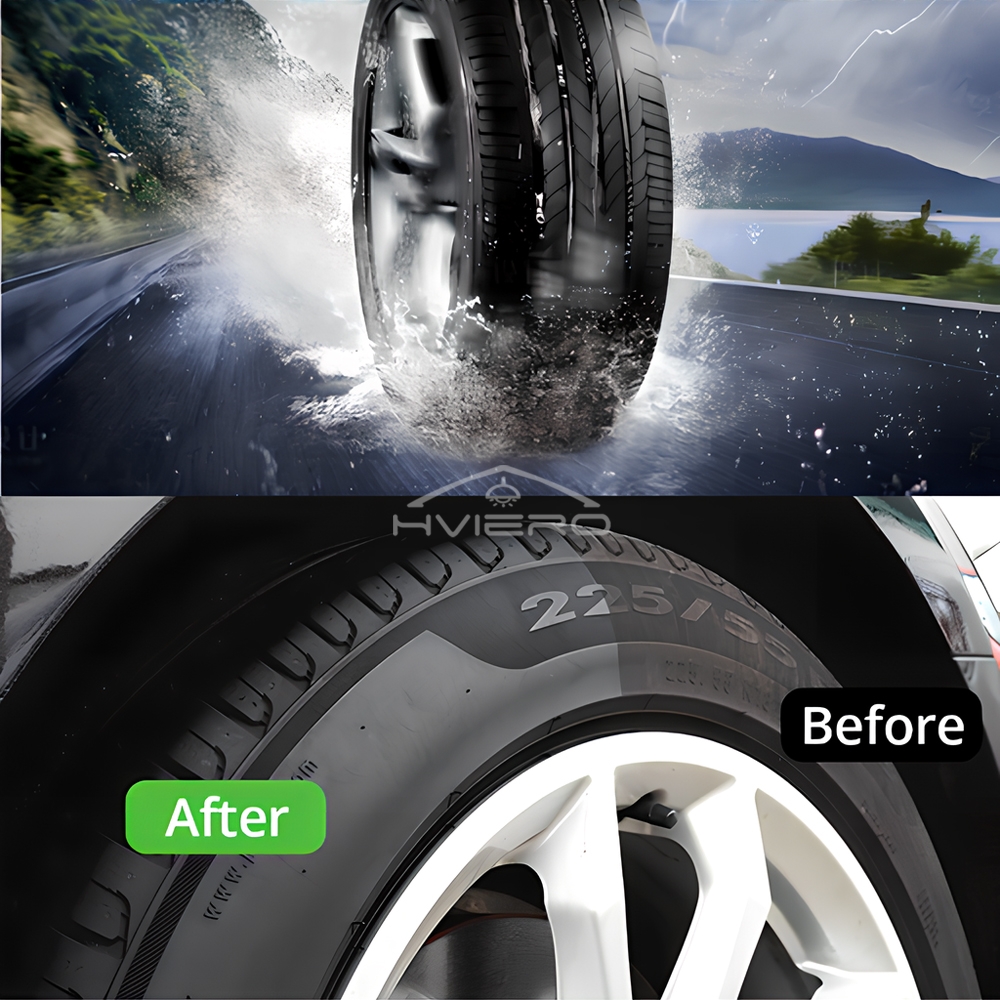 Tyre Gloss HVIERO S22 Tire Coa - Tire Shine Spray Sealant recensione e prezzo