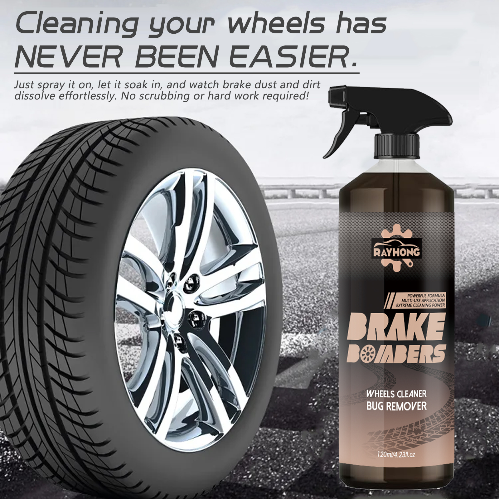 Car Wheel&Tire Cleaner - Brake - Wheel Cleaner Alloy recensione e prezzo