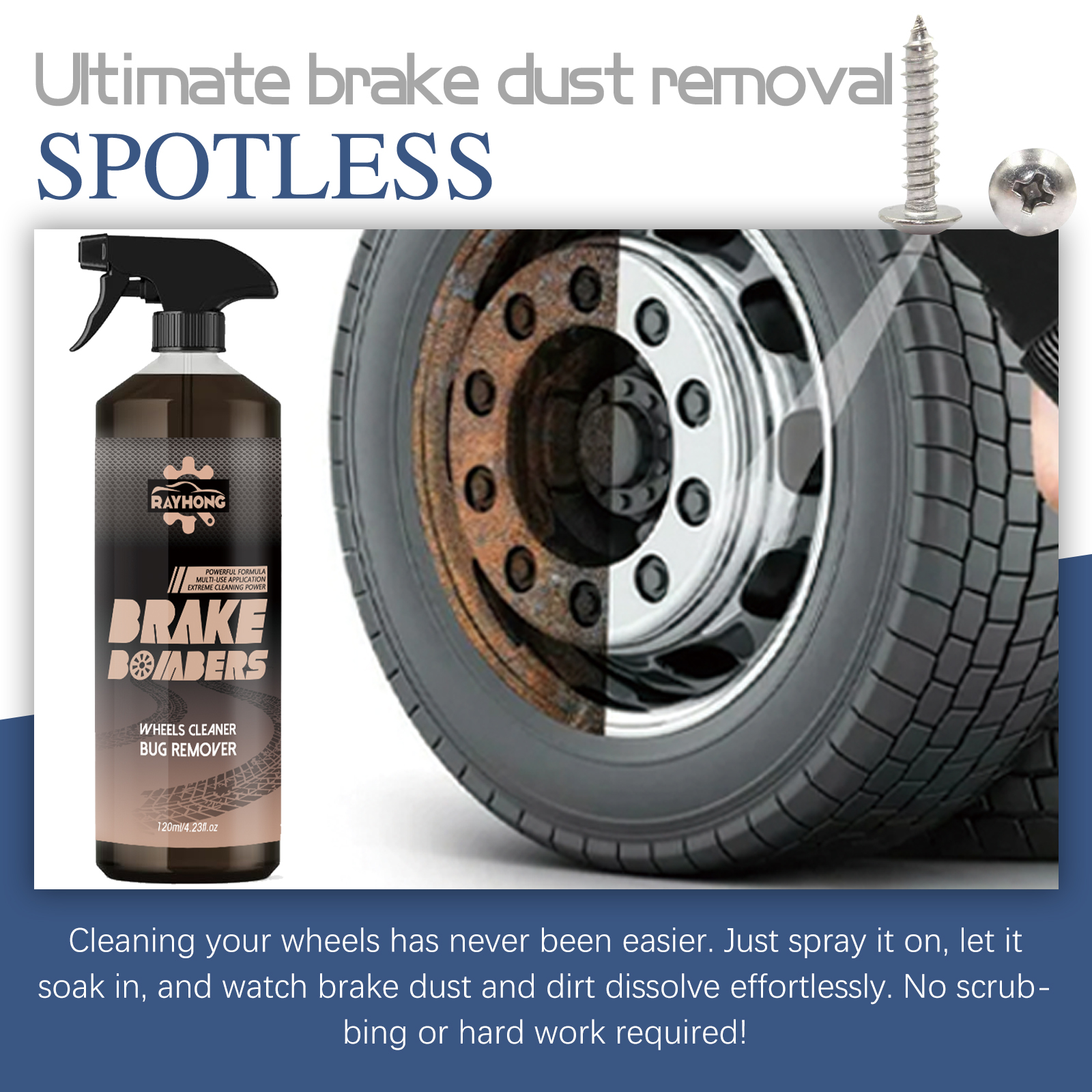 Car Wheel&Tire Cleaner - Brake - Wheel Cleaner Alloy recensione e prezzo