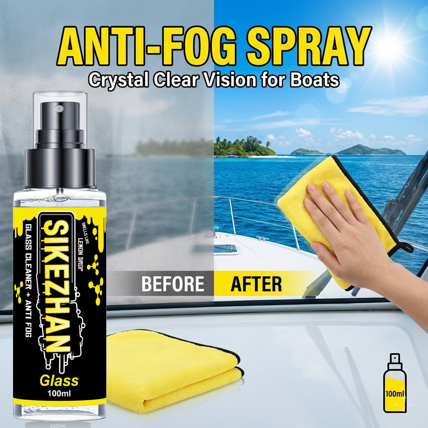 2in1 Anti Fog Spray Car Glass  - Glass Cleaner Streak recensione e prezzo