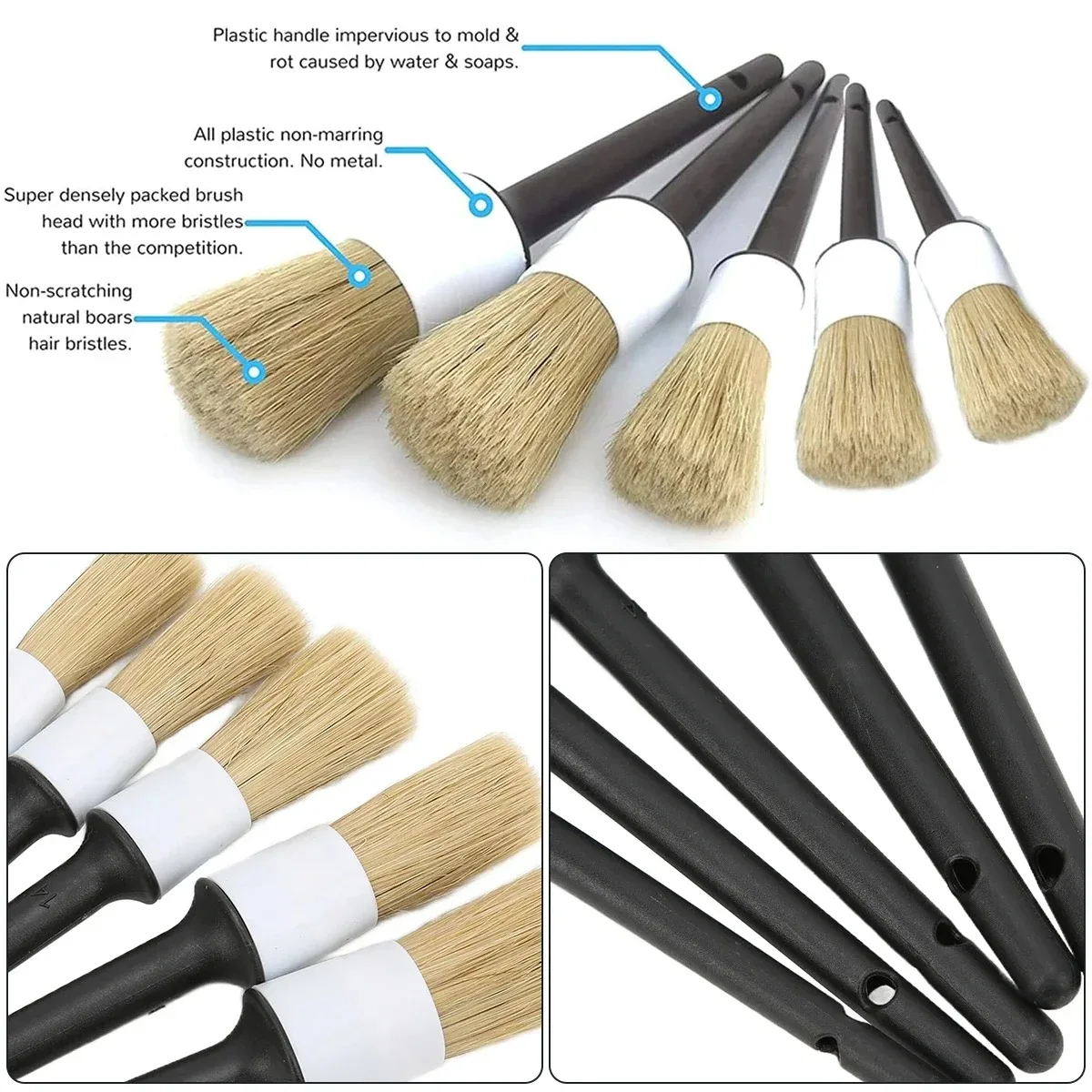 5PCS Cleaning Tools  Auto Car  - Dirt Brush Interior recensione e prezzo
