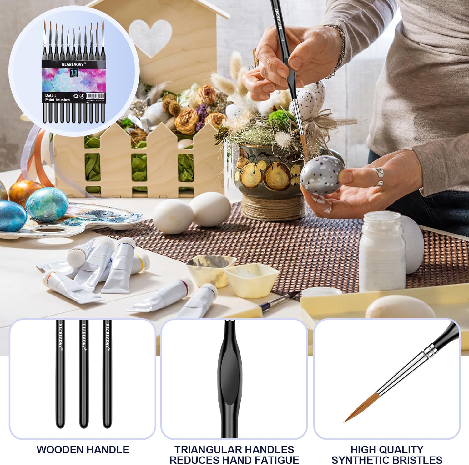 11 Pcs Detail Paint Brushes Se - Detailing Brush Set recensione e prezzo