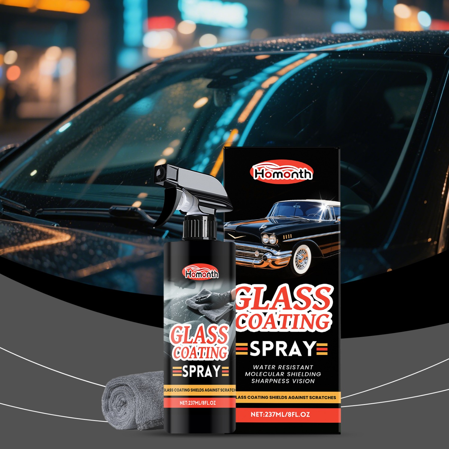 Car Glass Cleaner & Anti-Fog S - Glass Cleaner Streak recensione e prezzo