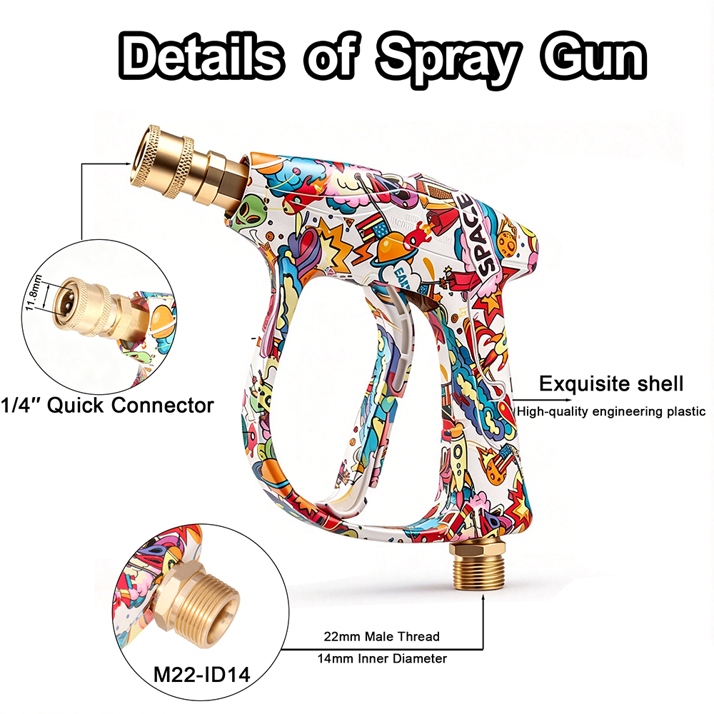 Short Pressure Washer Gun with - Pressure Washer Foam Gun recensione e prezzo