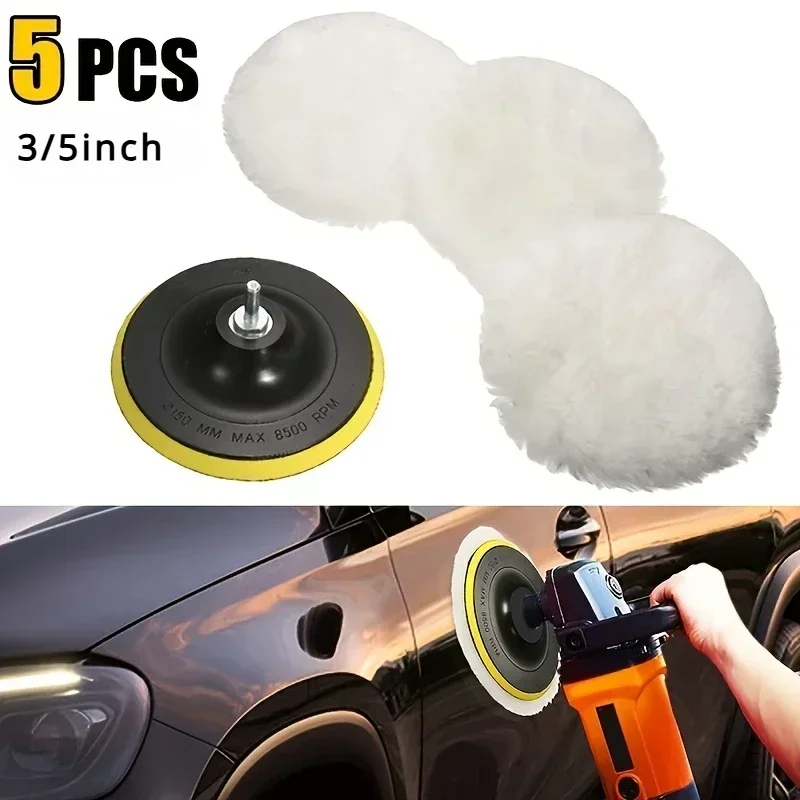 5Pcs/Set Wool Polishing Buffin - Polish Pad Set Buffer recensione e prezzo