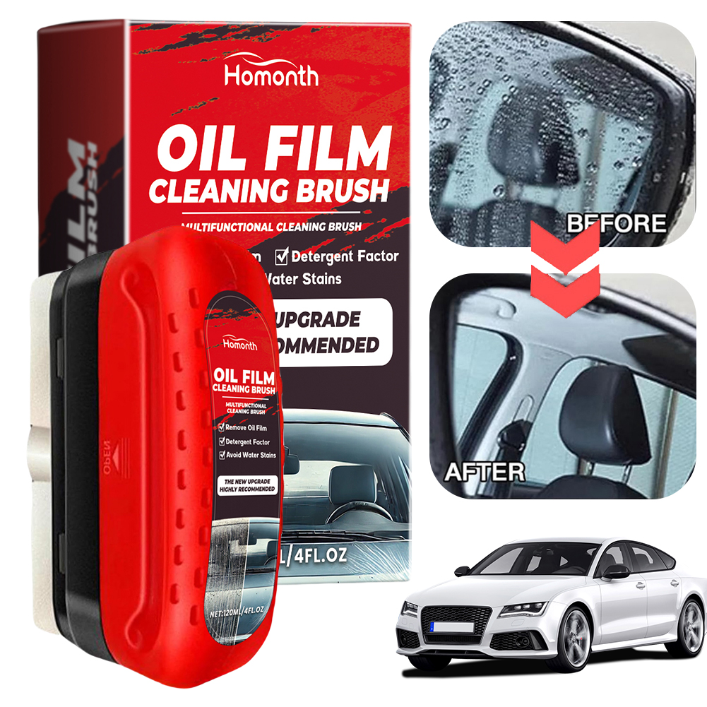 Car Glass Oil Film Remover Gla - Car Cleaning Brush recensione e prezzo