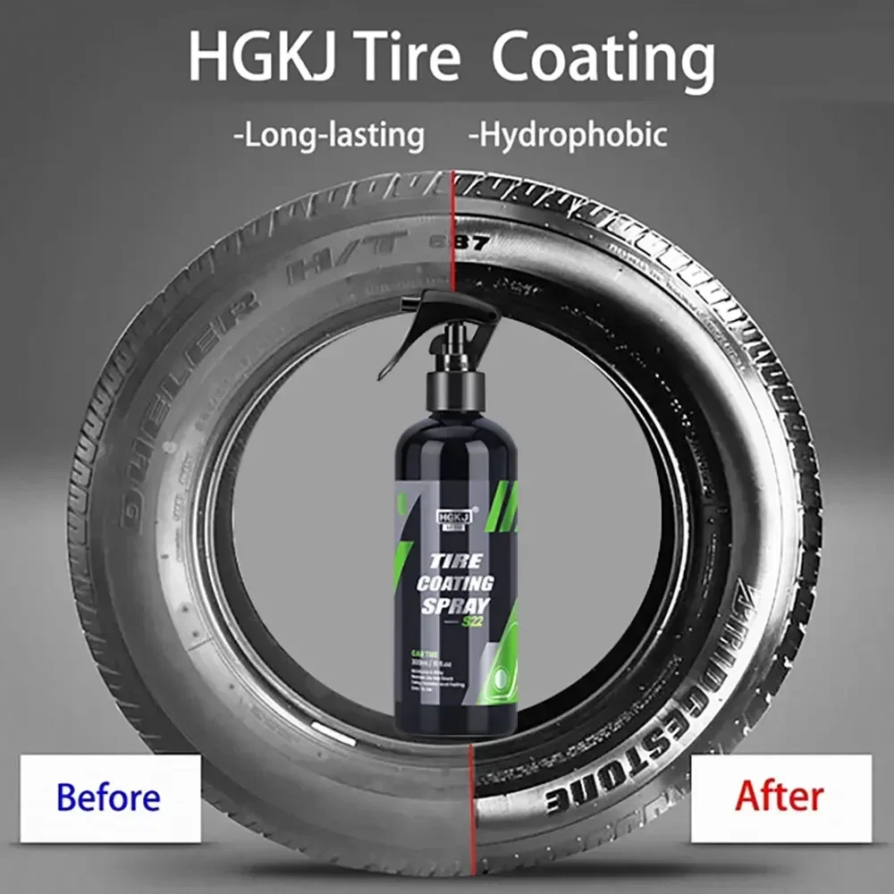 HGKJ S22 Car Tire Gloss Spray, - Tire Shine Spray Sealant recensione e prezzo