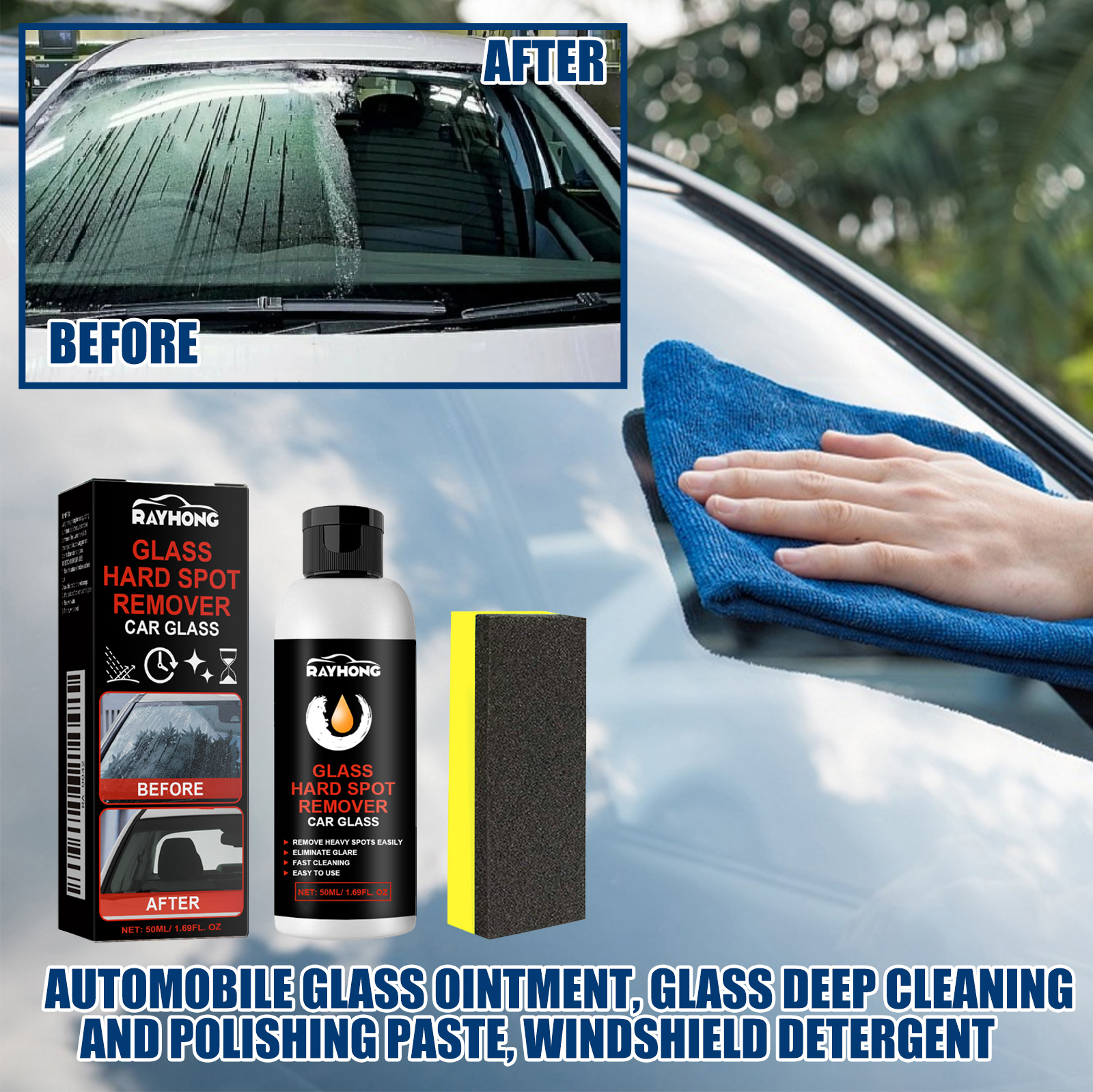 Car Glass Polishing Paste Wind - Car Shampoo Ph recensione e prezzo