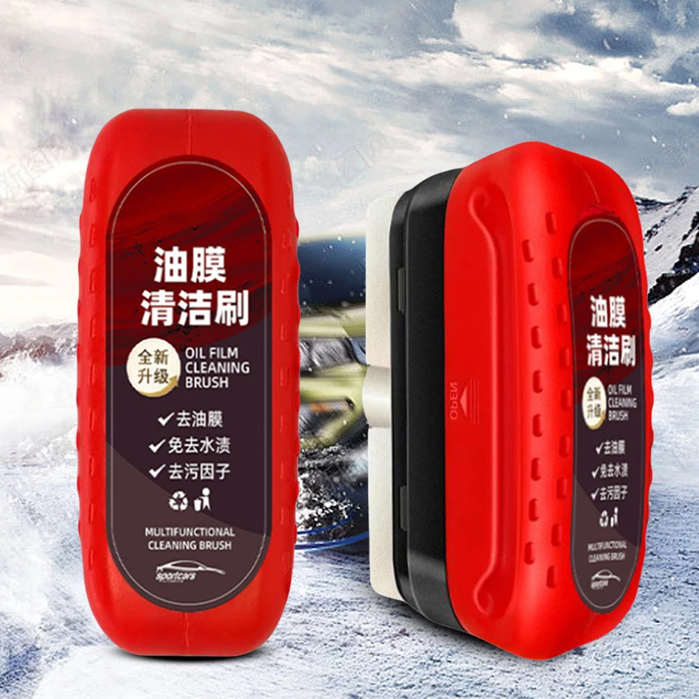 Car Glass Oil Film Remover Aut - Car Cleaning Brush recensione e prezzo