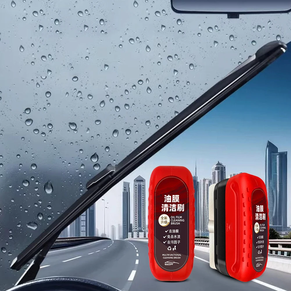 Car Glass Oil Film Remover Aut - Car Cleaning Brush recensione e prezzo