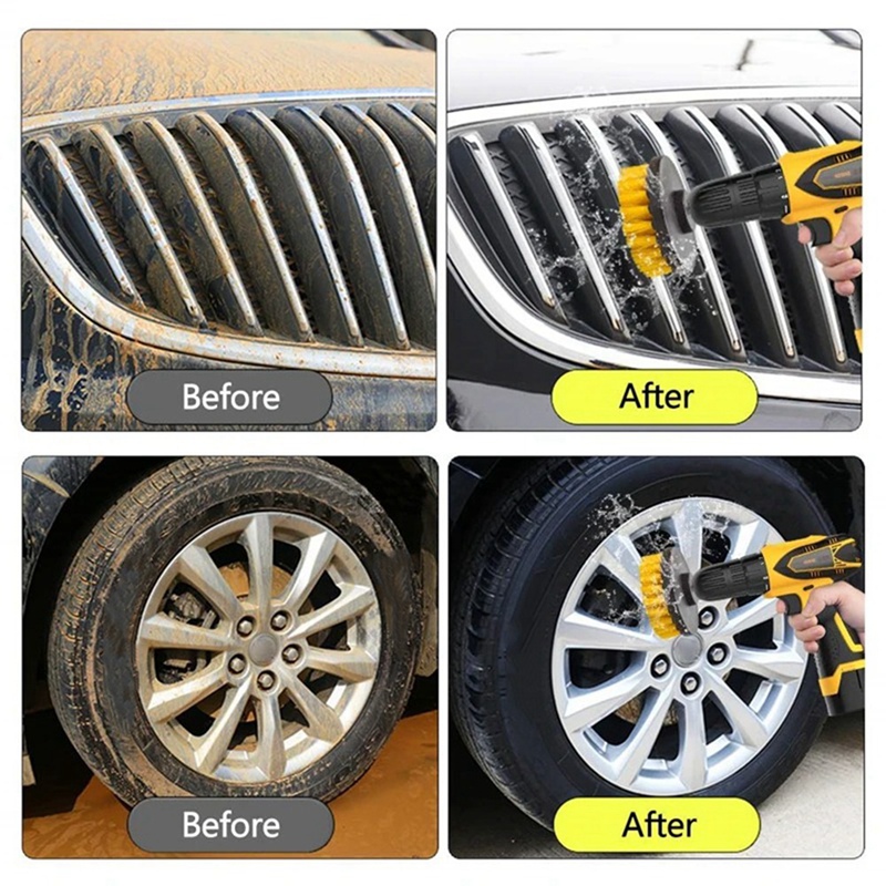 15pcs Electric Floor Scrubber  - Car Cleaning Brush recensione e prezzo