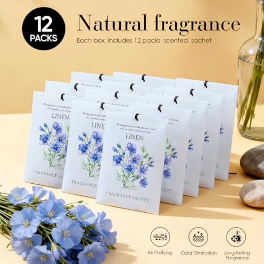 Scented Sachet Bags - 12 Pack  - Odor Eliminator Car recensione e prezzo
